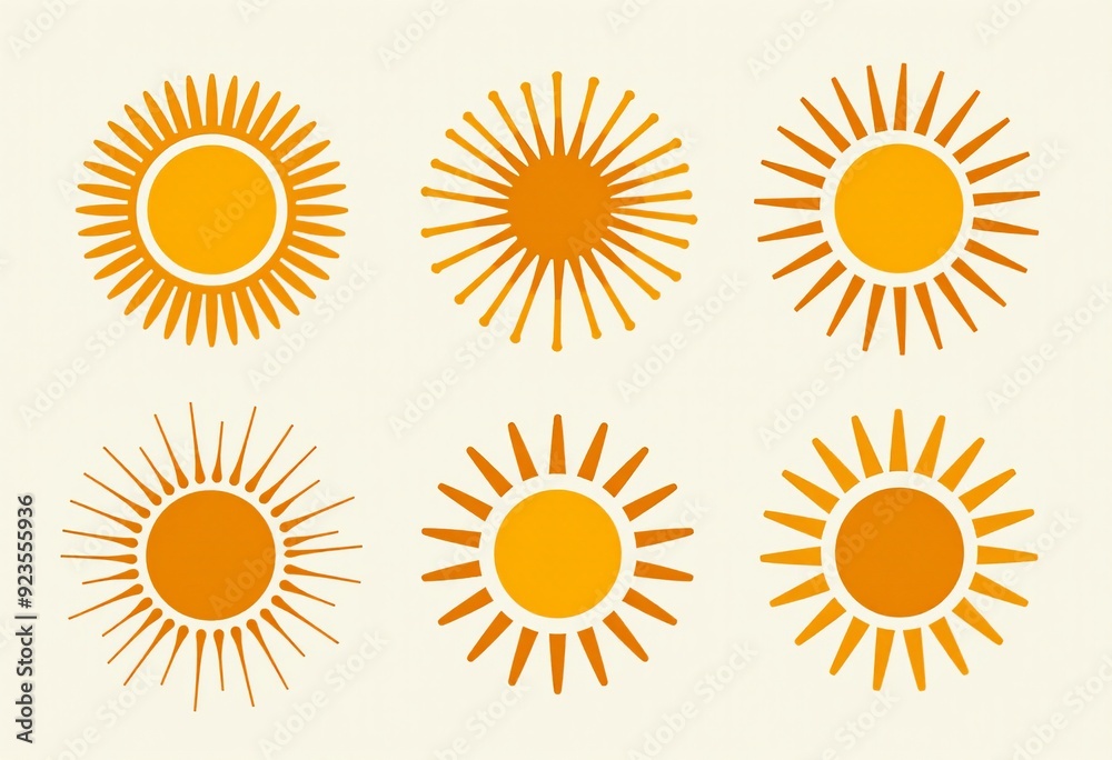 Fototapeta premium Customizable Radial Sunburst Vector Graphics for Business Branding: Create Unique Logos, Posters, and Marketing Materials.