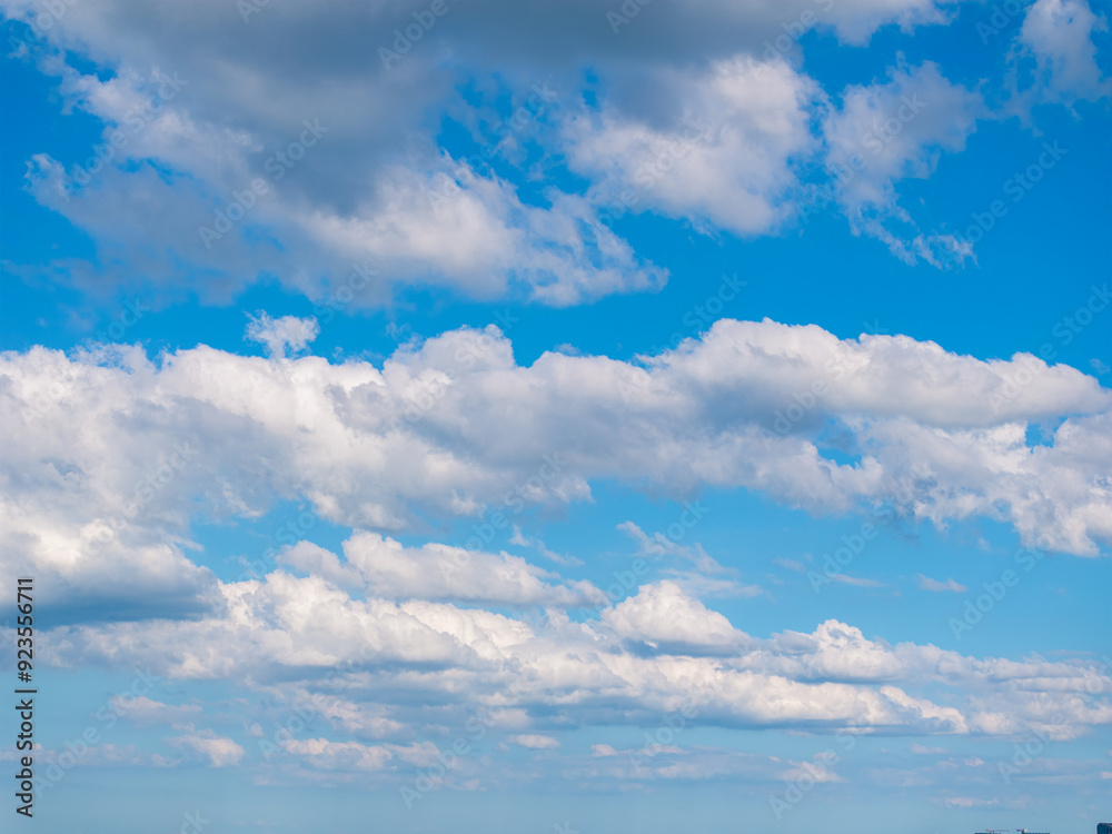 Beautiful sky scenery of Wuhan in summer Beautiful sky scenery of Wuhan in summer