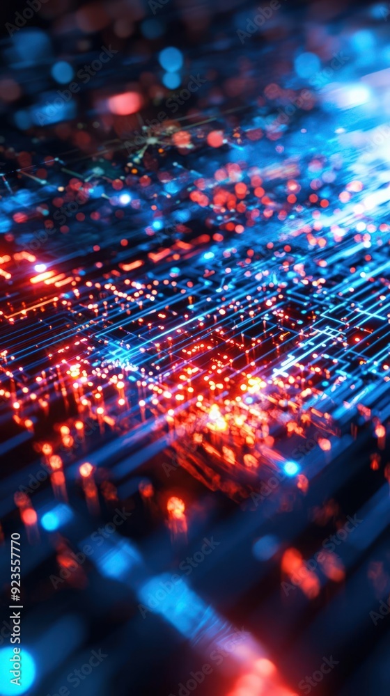 Obraz premium Digital ecosystem with active malware response defenses, cybersecurity, protection