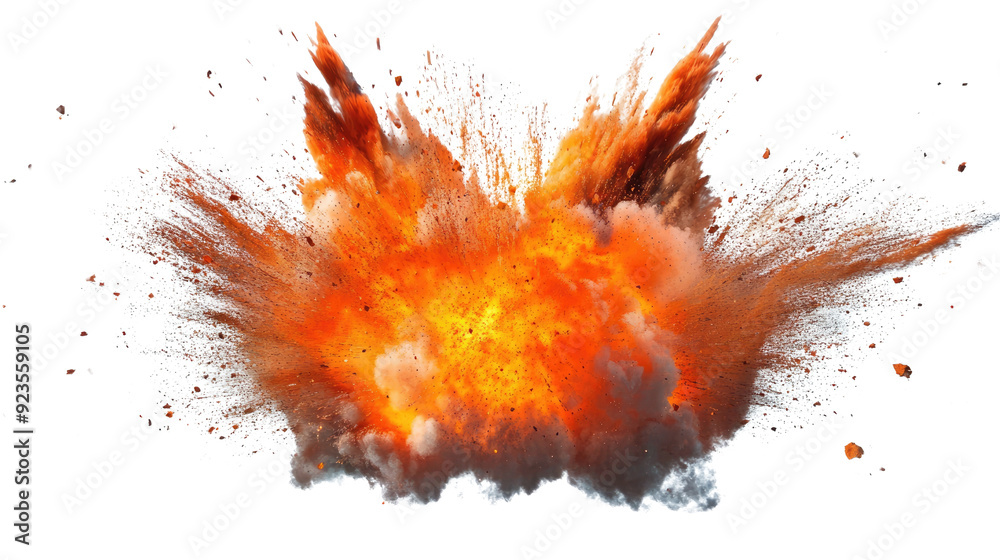 Explosion transparent background
