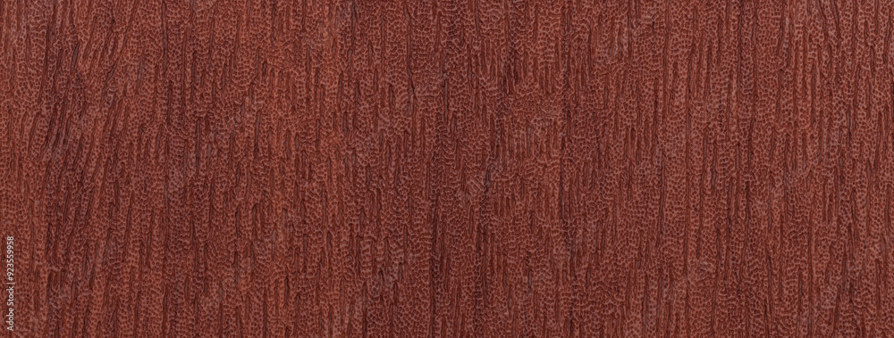 Fototapeta premium Dark brown leather background from textile material, macro. Texture of umber fabric backdrop.
