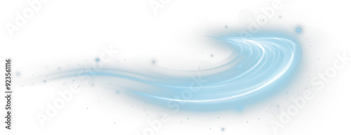 Light blue Twirl. Curve light effect of blue line. Luminous blue circle. Light blue pedistal, podium, platform, table. Vector PNG. Vector illustration	
