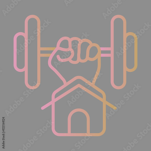 Fitness Center icon Design