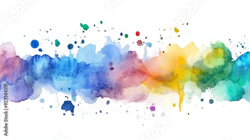 Vibrant Watercolor Splash