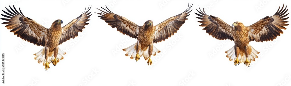 The Golden Eagle is isolated on a transparent background while perched on a branch. The Golden Eagle is isolated on a transparent background while perched on a branch.