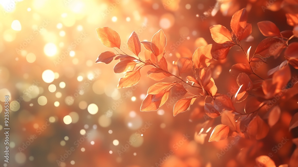 Autumn Leaves in Warm Tones Creating a Vibrant Seasonal Background_1 Autumn Leaves in Warm Tones Creating a Vibrant Seasonal Background_1