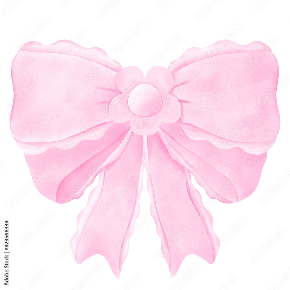 Pink ribbon bow Pink ribbon bow