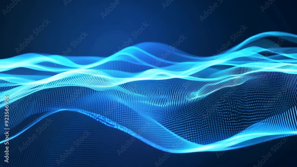 Corporate Innovation: Blue Light Abstract Wave Technology Background Corporate Innovation: Blue Light Abstract Wave Technology Background