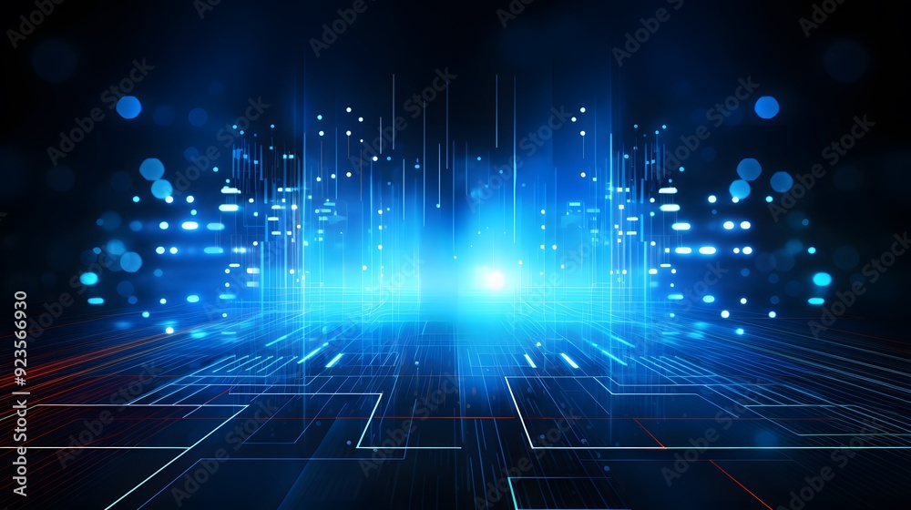 Abstract technology background Hi-tech communication concept futuristic digital innovation background vector illustration