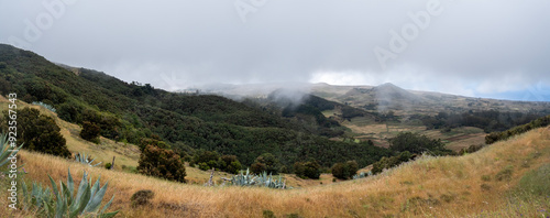 Panoramic view from Centro de interpretaci?n ?rbol Garo? en El Hierro, beautiful landscape photo