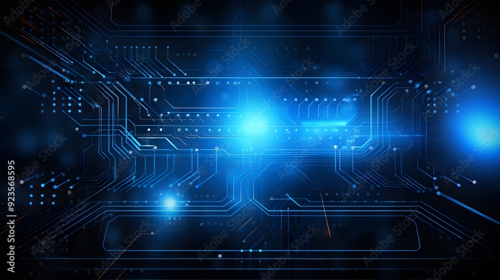 Naklejka premium Abstract technology background Hi-tech communication concept futuristic digital innovation background vector illustration