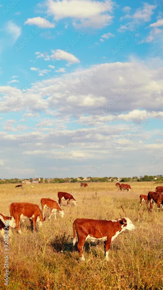 Pastoral Peace: Grazing Cows on a Summer Day Pastoral Peace: Grazing Cows on a Summer Day
