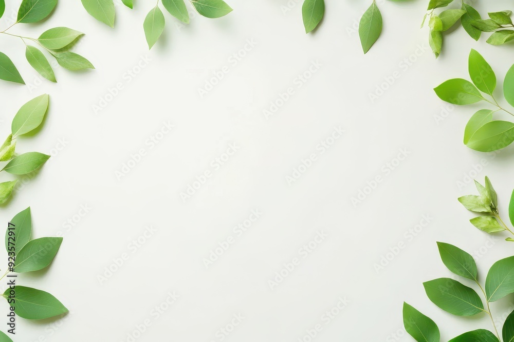 Wellness setup featuring fresh eucalyptus leaves on a clean surface, perfect for relaxation Wellness setup featuring fresh eucalyptus leaves on a clean surface, perfect for relaxation