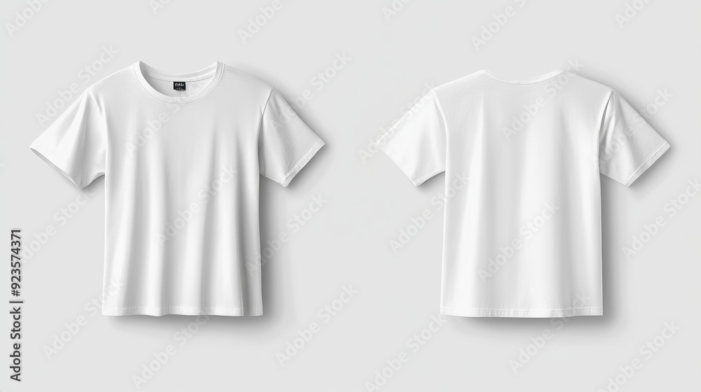 Plain White T-Shirt Mockup Plain White T-Shirt Mockup