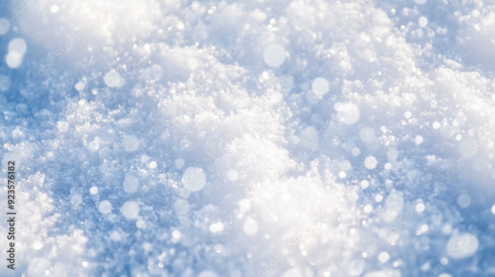 Soft Snow Texture with Bokeh Effect Soft Snow Texture with Bokeh Effect