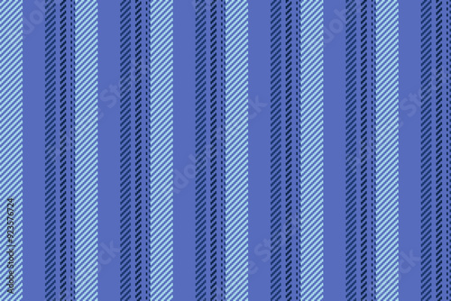 Fiber vector background pattern, fade seamless vertical lines. Wealth stripe texture fabric textile in blue and light colors.