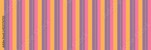 Hanukkah stripe vector textile, brazil texture background pattern. Blank vertical fabric lines seamless in orange and indigo colors.