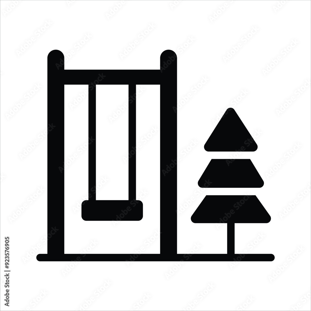 Grab this creative icon of playground in modern style Grab this creative icon of playground in modern style