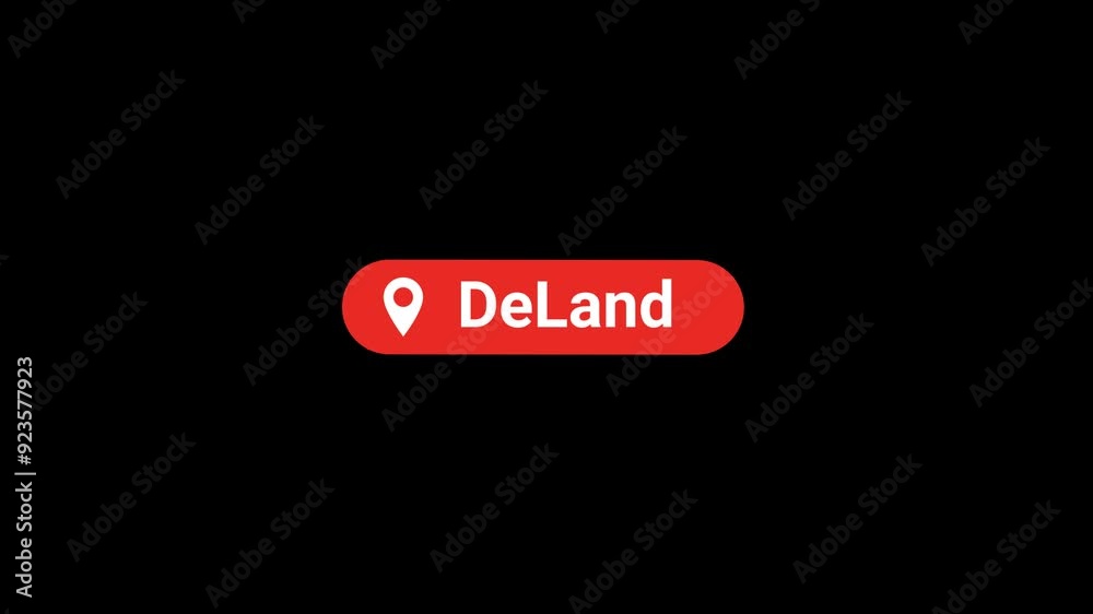 Deland Location title Animation Deland Location title Animation
