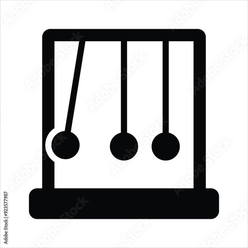 Icon of pendulum in modern style, easy to use vector