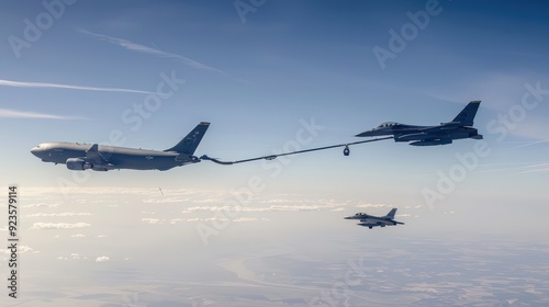Air-to-Air Refueling of F-16 Fighting Falcon