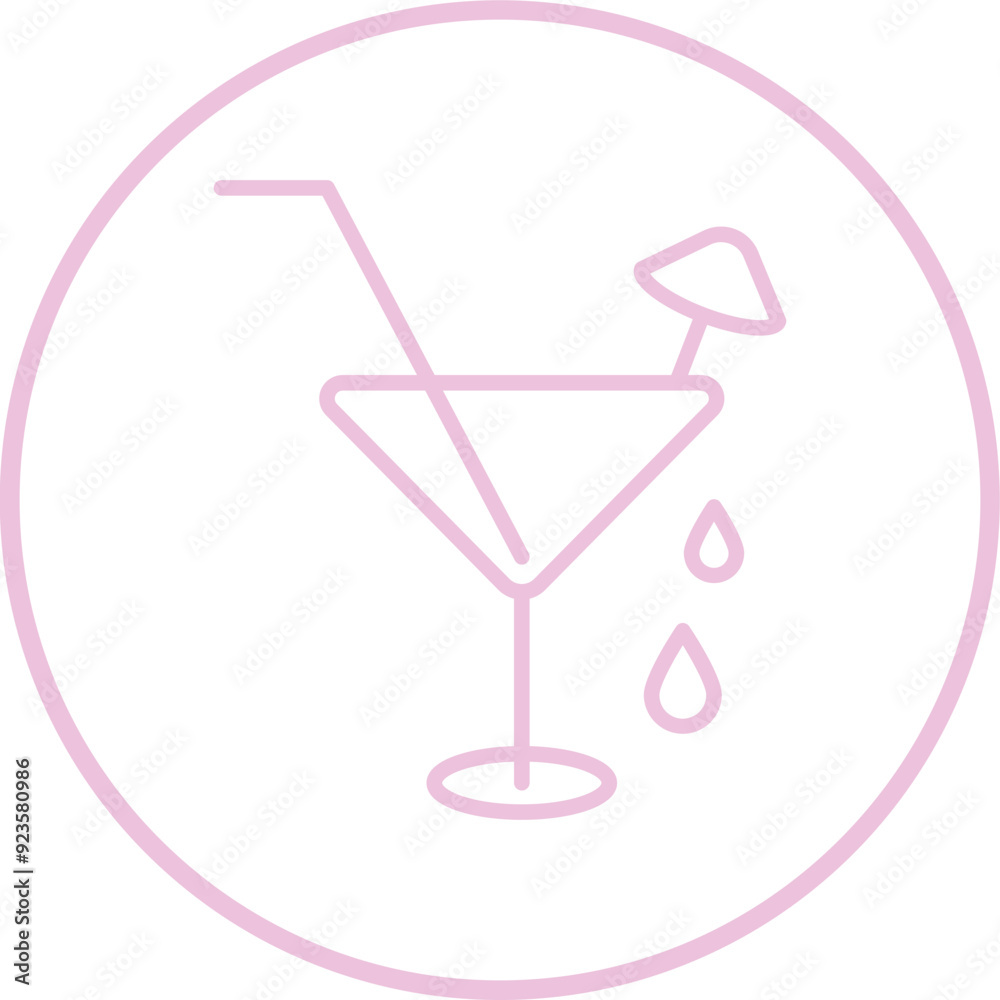 Cocktail icon Design Cocktail icon Design