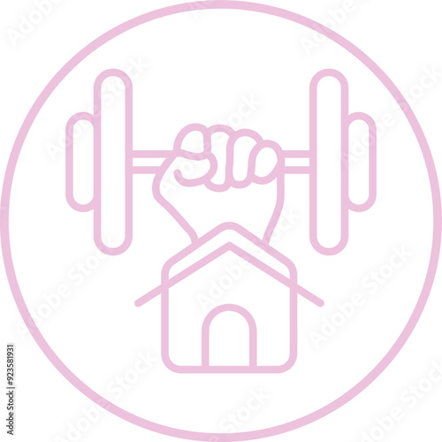 Fitness Center icon Design