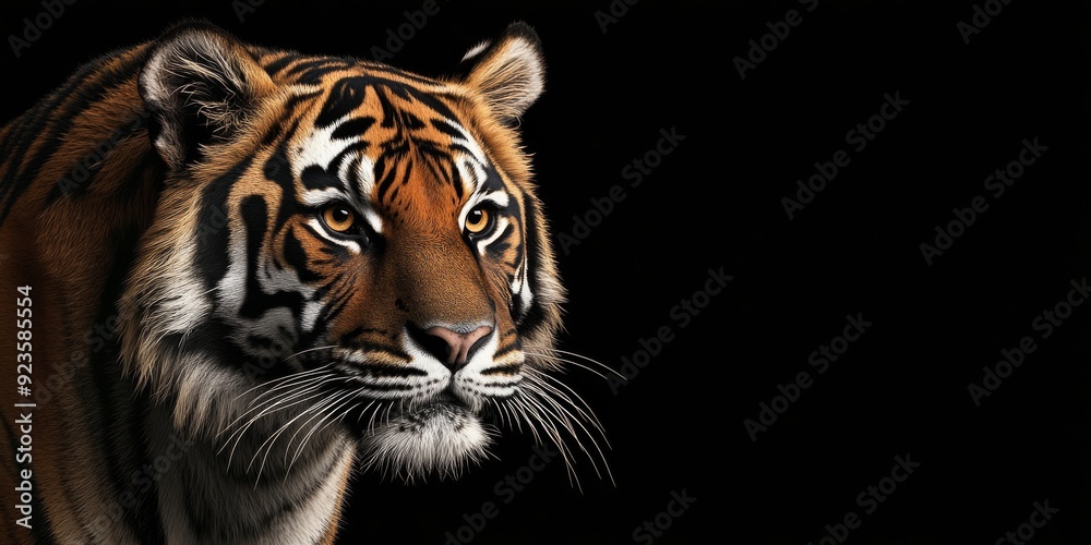 Naklejka premium portrait of a tiger