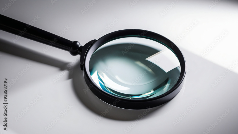 Magnifying glass cut out on white background
Magnifying glass cut out on white background