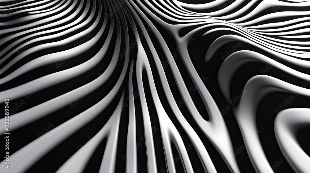 A minimalistic black and white abstract pattern, ideal for a sleek and modern computer screen. A minimalistic black and white abstract pattern, ideal for a sleek and modern computer screen.