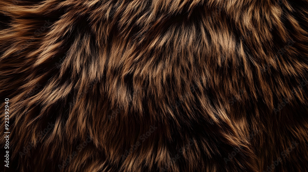 Fototapeta premium darker bear fur texture