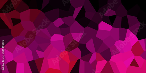 Abstract colorful background with triangles mosaic pattern vector backdrop with hexagons. Multicolored geometric wattled mosaic pattern wallpaper. colorful stoke colors stone tile pattern, vector..