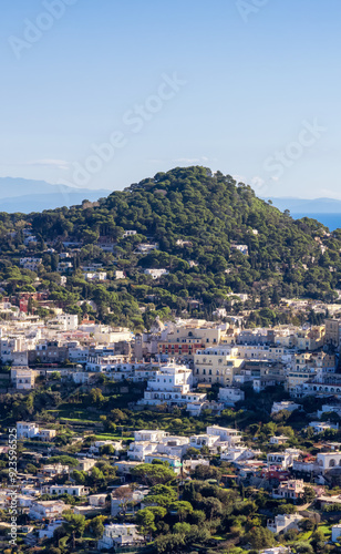 Wallpaper Mural Touristic Town on Capri Island in Bay of Naples, Italy. Torontodigital.ca