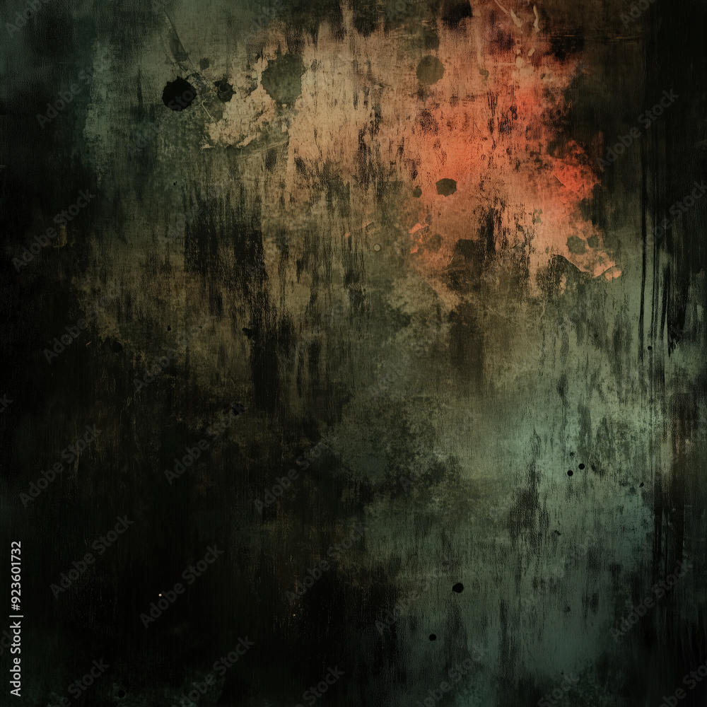Obraz premium Dark grunge abstract background. Art rough stylized square texture with space for text. Grunge wall abstract textures background. An expansive, textured background with rich orange and black hues.