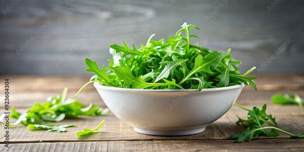 Fresh rucola leaves in a white bowl, rucola, salad, greens, arugula, healthy, natural, organic, vegetarian, diet, ingredients Fresh rucola leaves in a white bowl, rucola, salad, greens, arugula, healthy, natural, organic, vegetarian, diet, ingredients