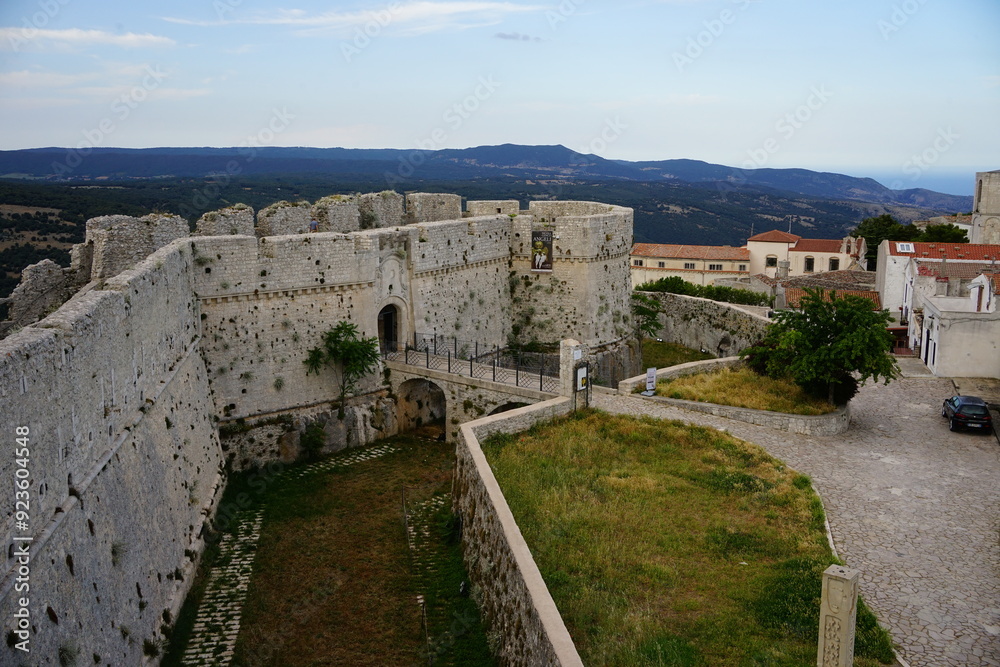 Monte Sant'Angelo Aragonese castle, Gargano, Puglia, Italy Monte Sant'Angelo Aragonese castle, Gargano, Puglia, Italy