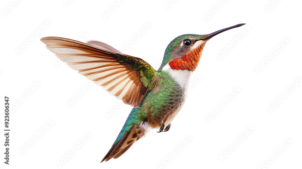 Fototapeta premium Hummingbird transparent background