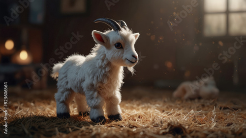 cute little baby goat