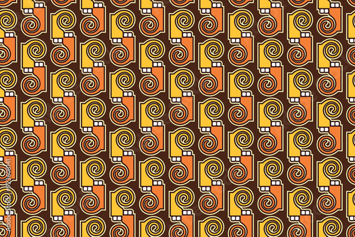 Abstract Seamless Pattern Vector, Geometric Pattern Background