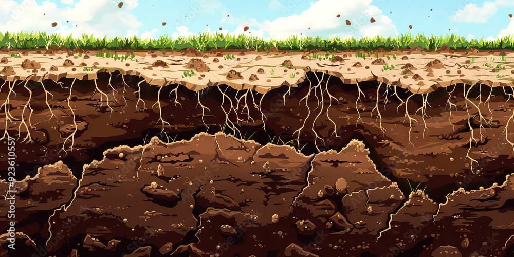 Soil erosion is the gradual erosion of life, depleting fertile soil and ...