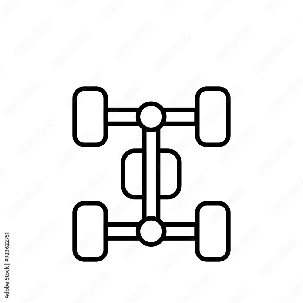 Car frame outline icons, minimalist vector illustration ,simple transparent graphic element .Isolated on white background Car frame outline icons, minimalist vector illustration ,simple transparent graphic element .Isolated on white background