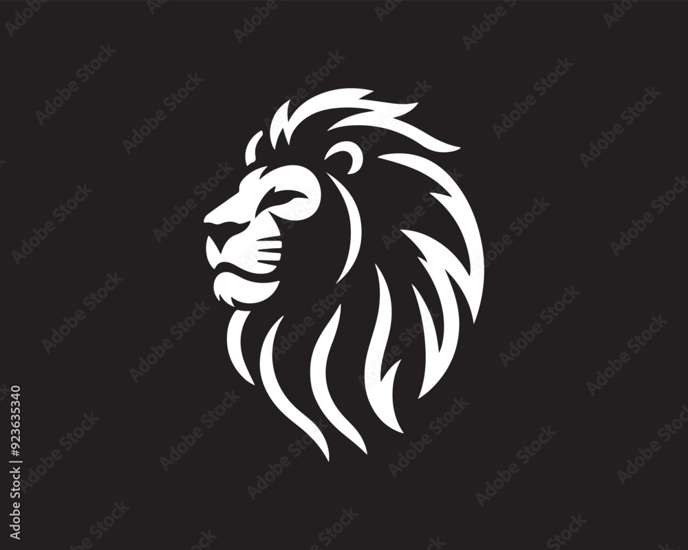 Lion logo design vector template. lion head logo design icon vector illustration. Lion logo design vector template. lion head logo design icon vector illustration.