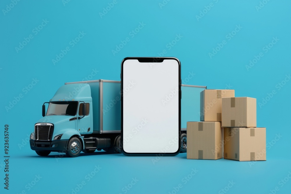 truck with a trailer truck with a trailer