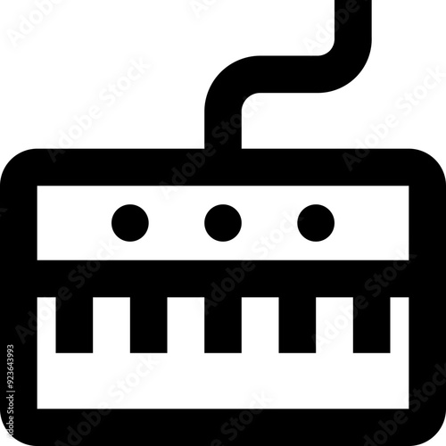 music black outline icon