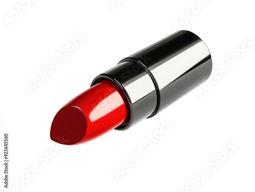 red lipstick mock up cut out transparent isolated on white background PNG