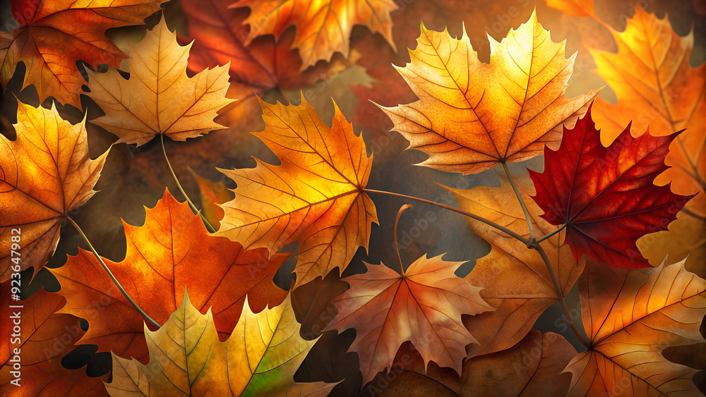 Colorful Fallen Autumn Leaves Background - Warm and Cozy Seasonal Foliage for Nature-Inspired Designs Colorful Fallen Autumn Leaves Background - Warm and Cozy Seasonal Foliage for Nature-Inspired Designs