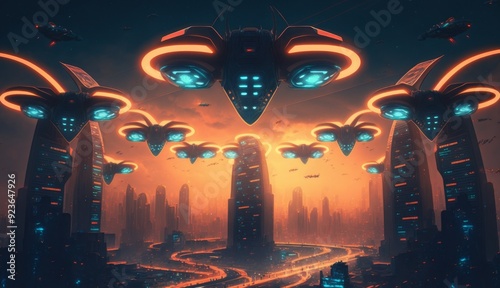 Drone Swarm: Aerial Choreography Illuminates Smart City