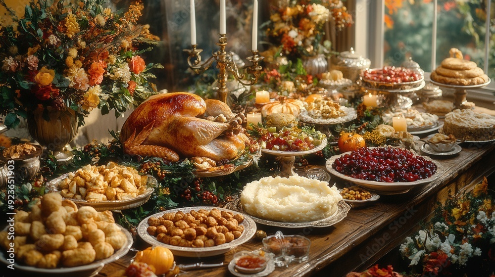 Thanksgiving Holiday Table. Thanksgiving Holiday Table.