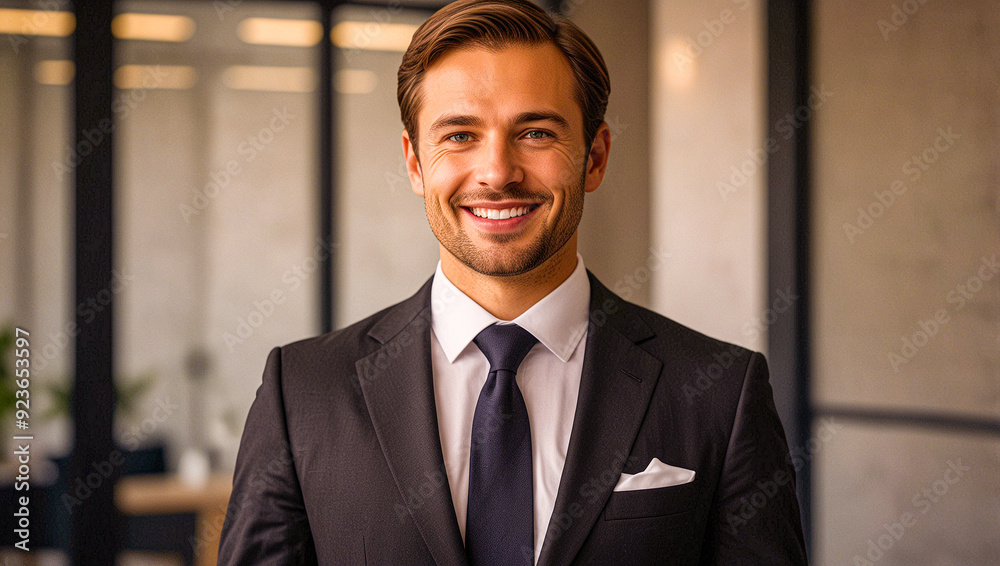 good looking businessman