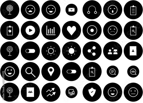 Mega Set Of Vector Commercial Set Vector Symbols Apps, Websites Ui Designs Suitable For Buy,Archery,Document,Target,Goal Outline Icons Collection. Simple Vector Illustration